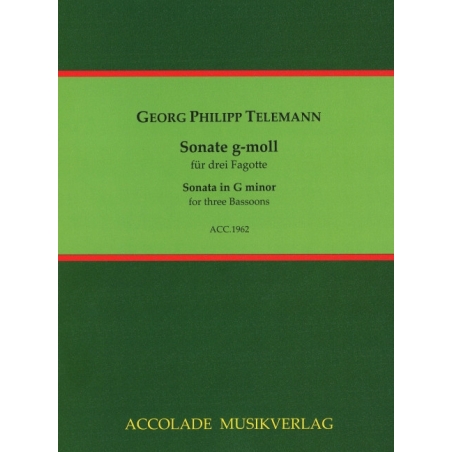 Telemann, Georg Philipp - Sonata in G minor