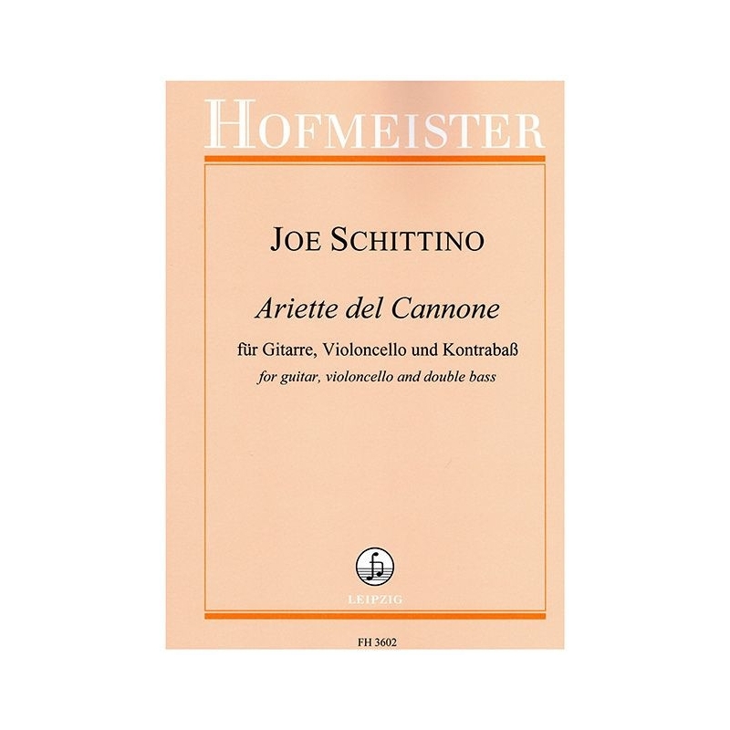 Schittino, Joe - Ariette del Cannone