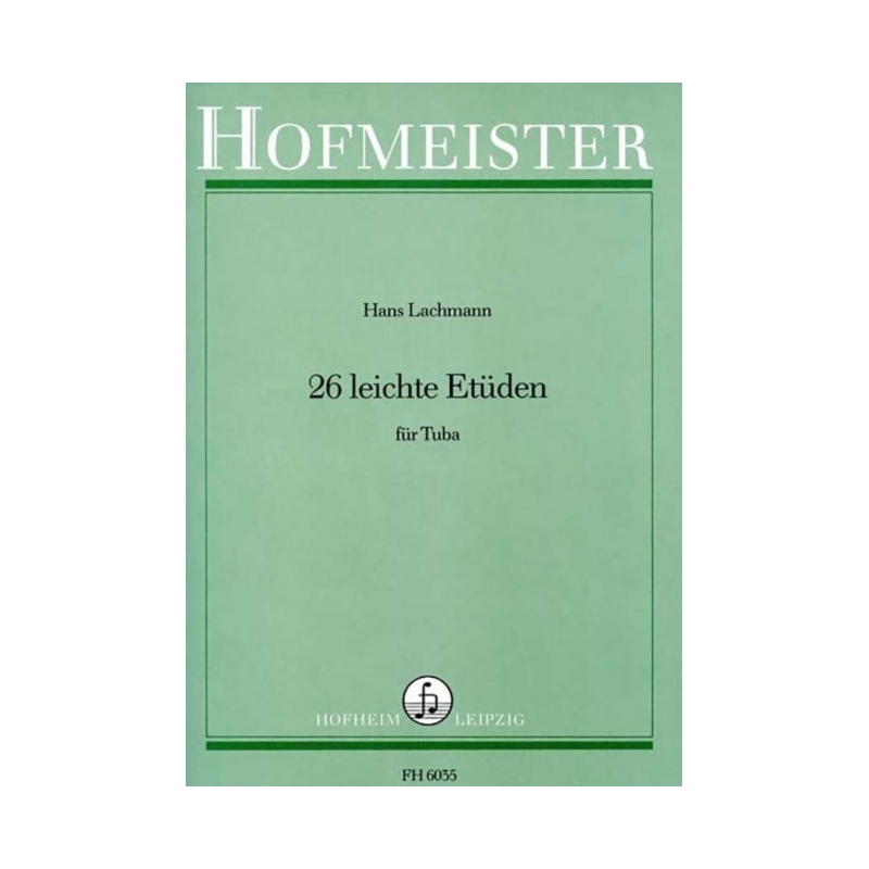 Lachmann, Hans - 26 leichte Etüden 