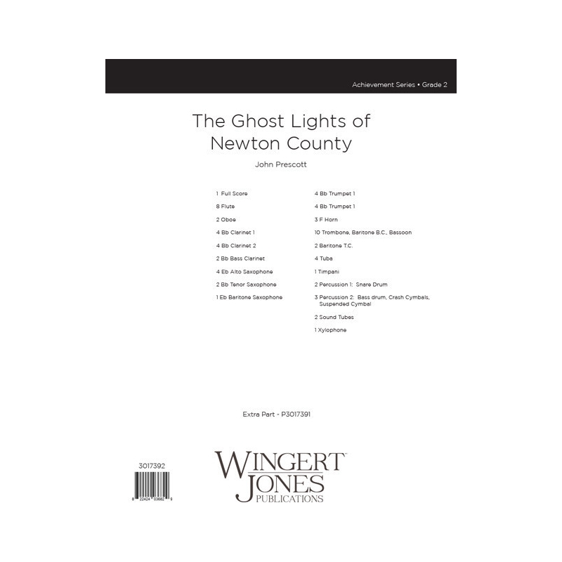 Prescott, John - The Ghost Lights of Newton County - Full Score 