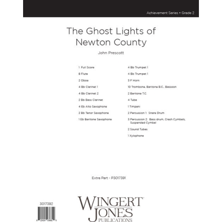 Prescott, John - The Ghost Lights of Newton County - Full Score 