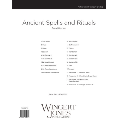 Gorham, David - Ancient Spells and Rituals - Full Score 