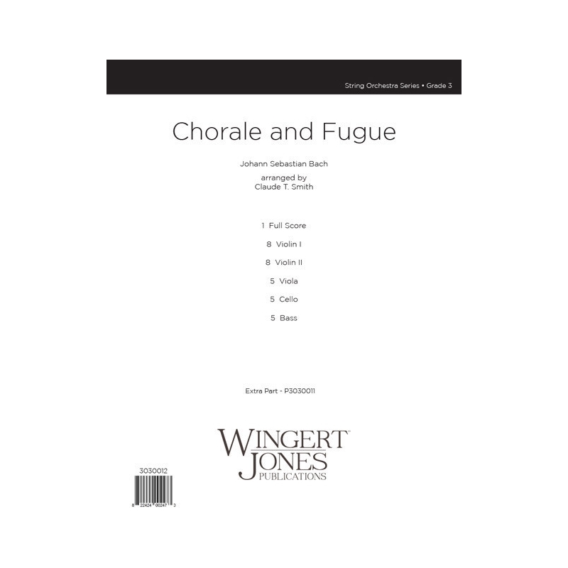 Bach, J.S - Chorale and Fugue 