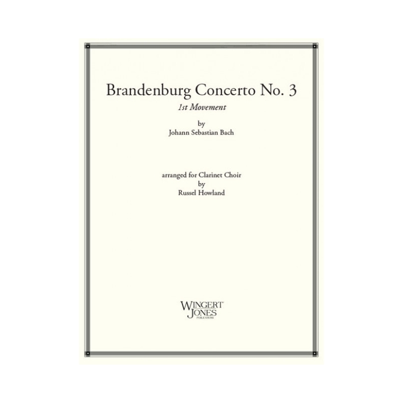 Bach, J.S - Brandenburg Concerto No. 3 