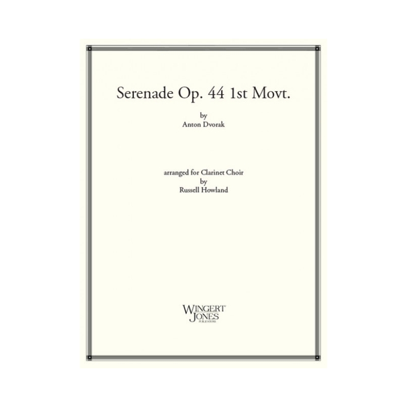 Dvo?ák, Antonín - Serenade Op 44 1st Mvt 