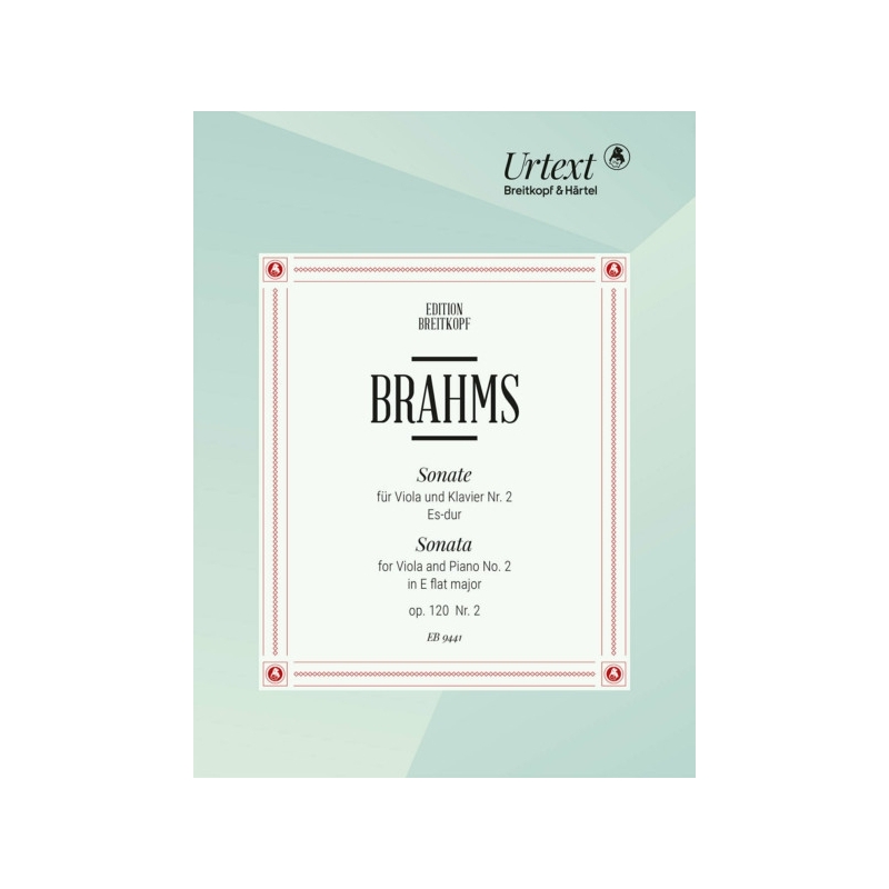 Brahms, Johannes - Sonata for Viola and Piano No. 2 Op. 120/2 