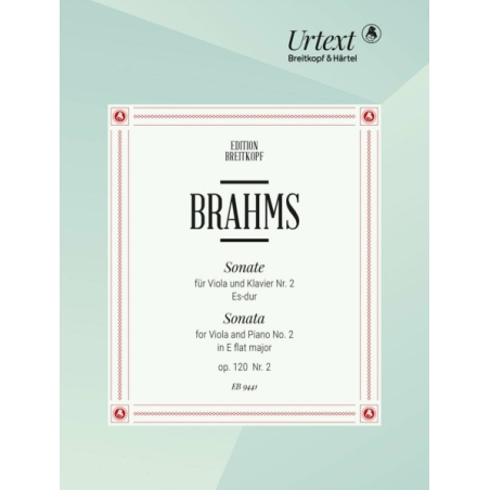Brahms, Johannes - Sonata for Viola and Piano No. 2 Op. 120/2 