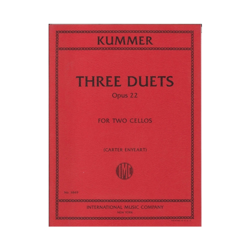 Kummer, Friedrich August - Three Duets Op. 22