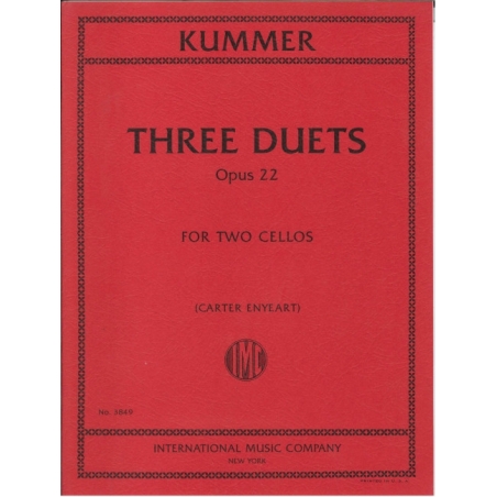 Kummer, Friedrich August - Three Duets Op. 22