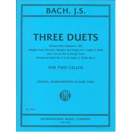 Bach, J.S - Three Duets BWV156, BWV564 & BWV1068/2