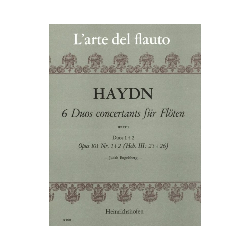 Haydn, Joseph - 6 Duos concertants op. 101/1-2 Hob III: 29 + 30 Vol. 1