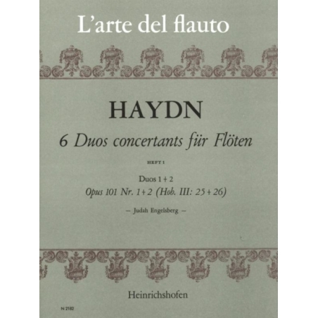 Haydn, Joseph - 6 Duos concertants op. 101/1-2 Hob III: 29 + 30 Vol. 1