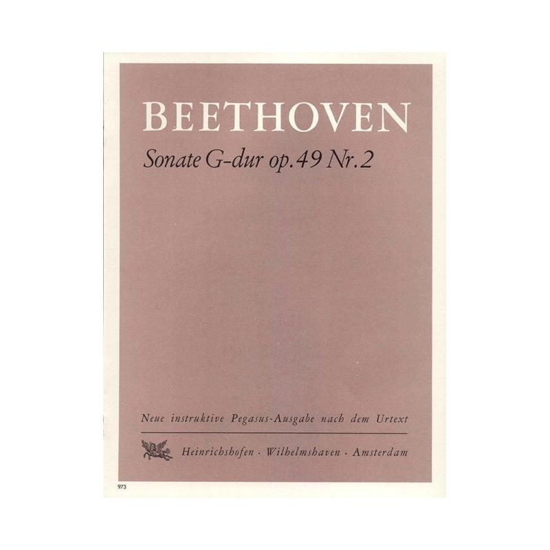 Beethoven, Ludwig van - Sonate G-Dur op. 49 Nr. 2 