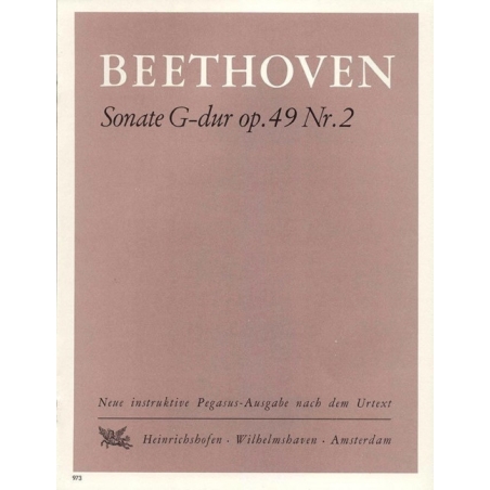 Beethoven, L.v - Sonate G-Dur op. 49 Nr. 2