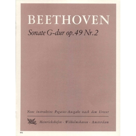 Beethoven, Ludwig van - Sonate G-Dur op. 49 Nr. 2