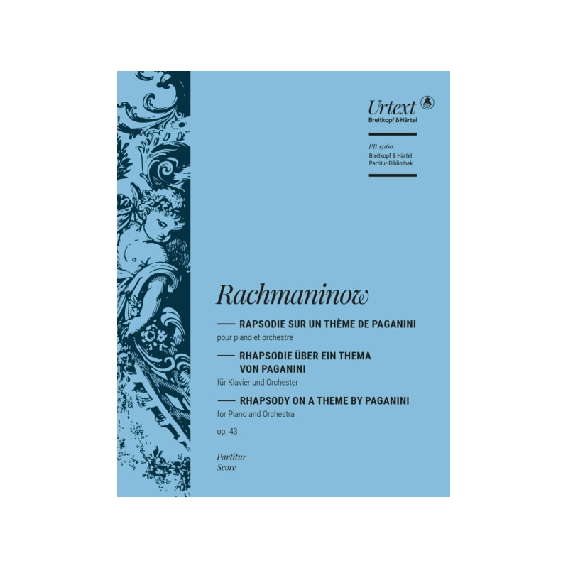 Rachmaninoff, Sergei Wassiljewitsch - Rhapsodie on a Theme by Paganini Op. 43 