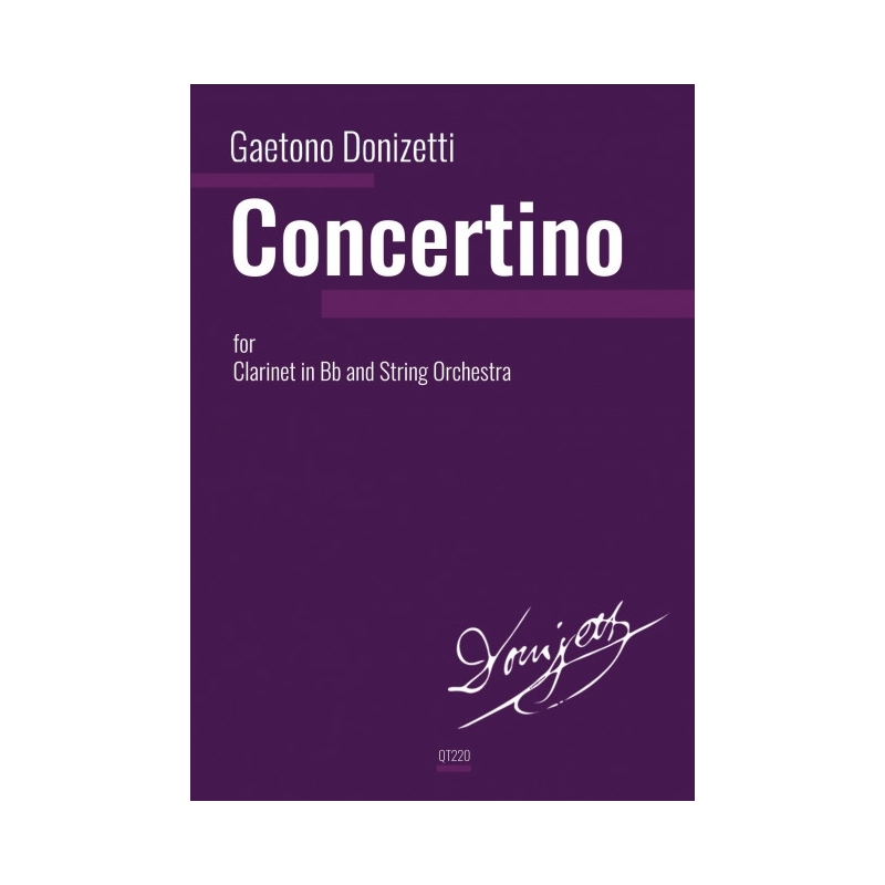 Donizetti, Gaetano - Concertino for Clarinet and Strings 