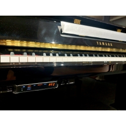 Yamaha B2 TC3 Transacoustic Upright Piano in Black Polyester