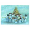 Snowman Band Christmas Cards