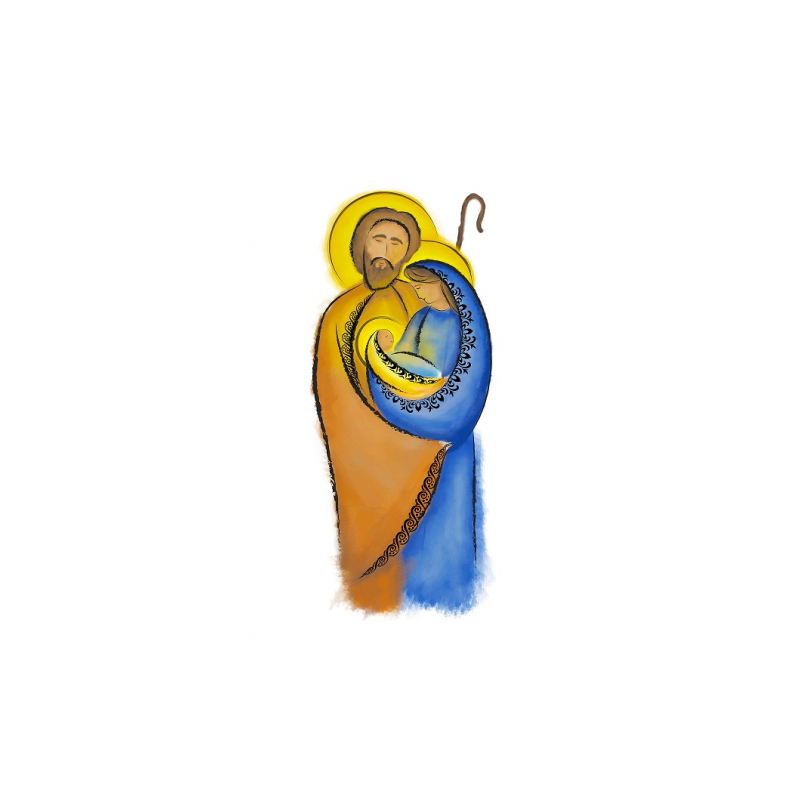Help Musicians Charity Card: The Holy Family (pack of 6 Christmas cards)