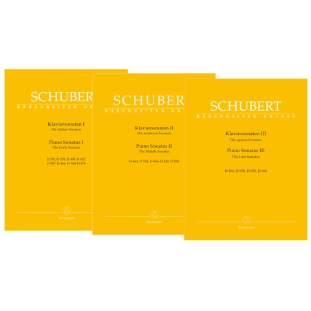 Schubert, Franz - Piano Sonatas (Three-Volume Set)