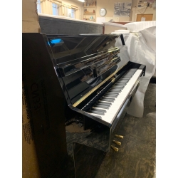 SOLD: Kemble Classic Upright Piano in Black Polyester