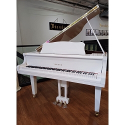 Yamaha DGB1 Enspire Disklavier Silent Grand Piano in White Polyester