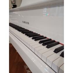 Yamaha DGB1 Enspire Disklavier Silent Grand Piano in White Polyester