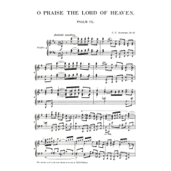 Stanford, Charles Villiers - O Praise the Lord of Heaven