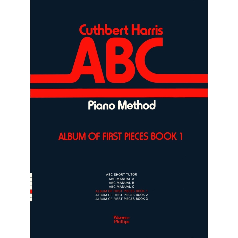 ABC Album of First Pieces Book 1 - Piano Method - Harris, Cuthbert