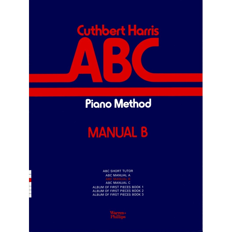ABC Manual B - Piano Tutor - Cuthbert Harris