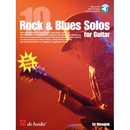 Wennink, Ed - 10 Rock & Blues Solos for Guitar