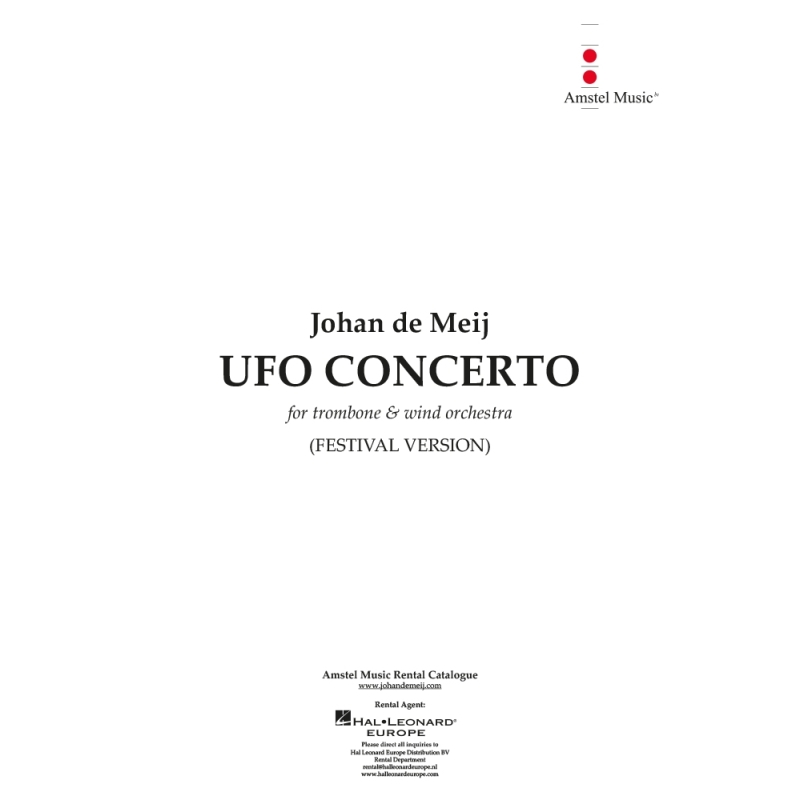 Meij, Johan - UFO Concerto - Festival Version (shortened)
