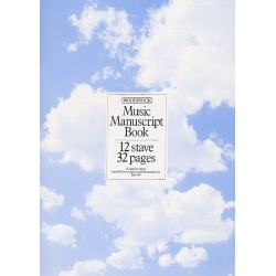 Music Manuscript Book: 12 Stave 96 Pages