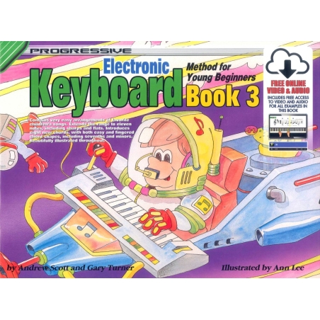 Progressive Electronic Keyboard Method For Young Beginners Book 3