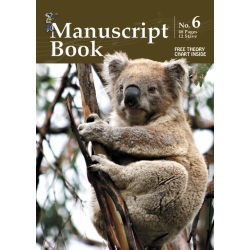 Koala Manuscript No. 6 - Spiralbound, 48 pages, 12 stave