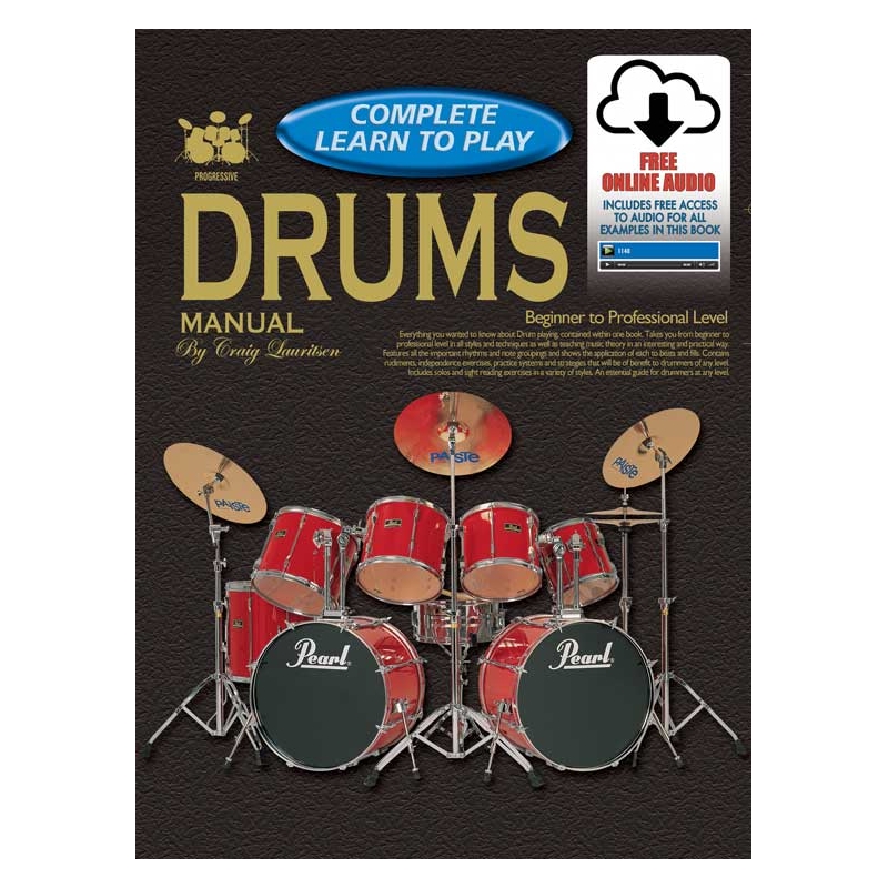 Complete Learn To Play: Drums Manual