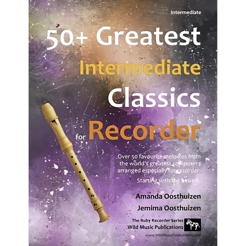 50+ Greatest Intermediate Classics for Recorder