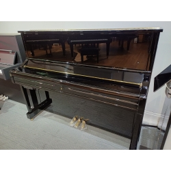 Yamaha U1 Upright Piano with latest TA3 Transacoustic System in Black Polyester