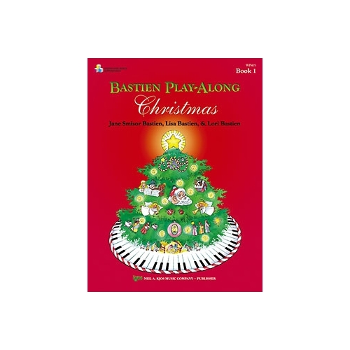 Bastien Play Along Christmas Book 1 w/CD