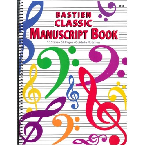 Bastien Classic Manuscript Book