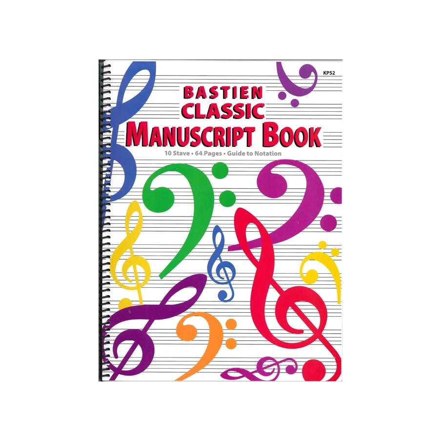 Bastien Classic Manuscript Book