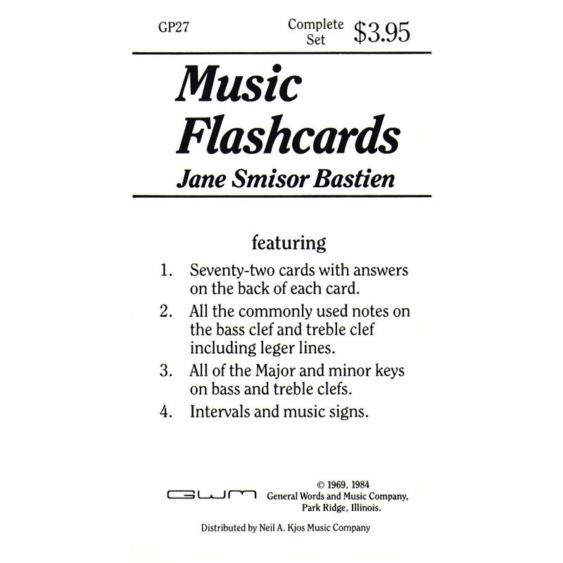 Bastien Music Flashcards