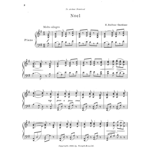 Noel - Christmas Medley for Solo Piano - Balfour Gardiner