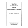 Notes on The Teaching of First Piano Lessons (Scenes at a Farm) - Carroll, Walter