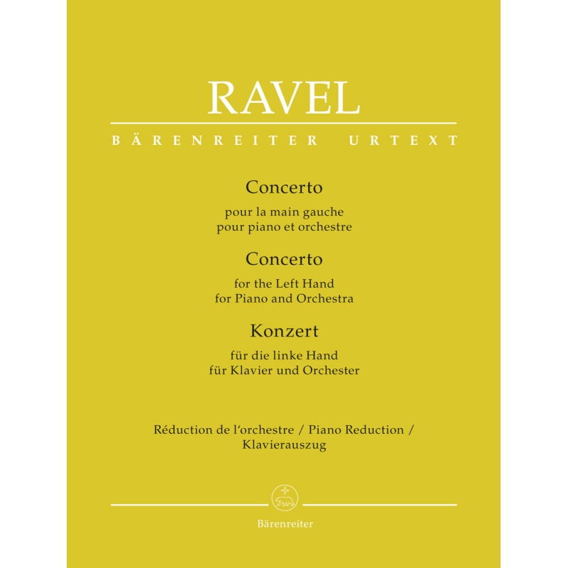 Ravel, Maurice - Concerto for the Left Hand for Piano and Orchestra
