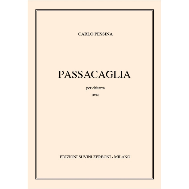 Pessina, Carlo - Passacaglia