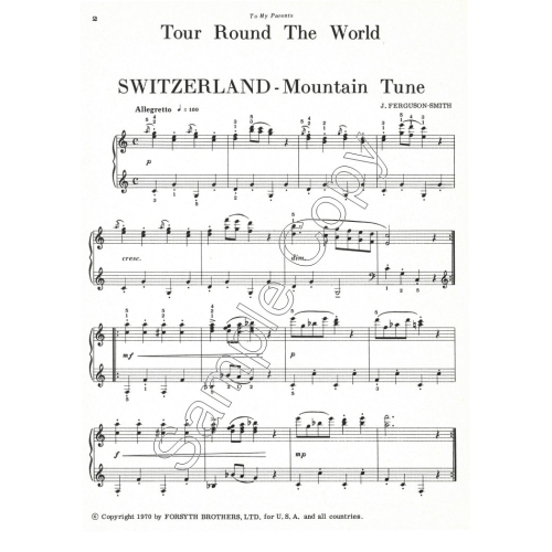 Tour Around the World - Smith, Ferguson