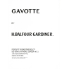 Gavotte - Gardiner, Balfour