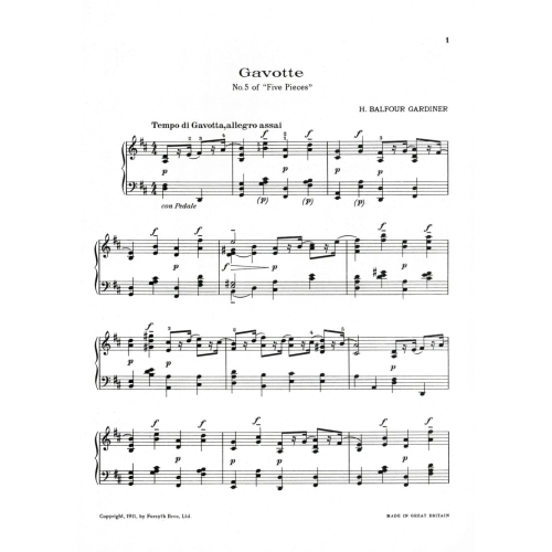 Gavotte - Gardiner, Balfour